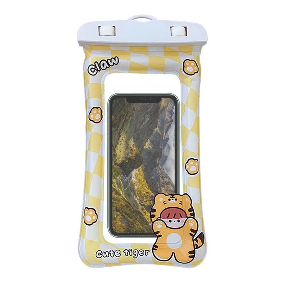 Waterproof Phone Bag Universal Sensitive TouchLanyard Cute Cartoon Phone Underwater Case Mobile Cover for Swimming